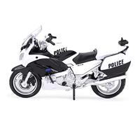Compatible with YAMAHA FJR 1300A 1:18 Police Die Casting Car Collection Motorcycle Model Locomotive(Generic Police)