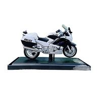 Compatible with Yamaha FJR 1300A 1:18 Police Motorcycle Series Silvardo Scale Model Display Piece Alloy And Plastic Gift