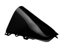 Compatible With Yamaha YZF-R1 YZF R1 2020/2024 Double Bubble Windscreen Screen Wind Deflectors Windshield(Black with WRS logo)