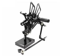 Compatible with YAMAHA YZF R125 2008-2013 Motorcycle Rearsets Foot Pegs Rear Set Footrests Brake Shift Pedals Adjustable Foot Boards Brake Shift Pedals Motorbike Accessories(black)