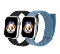 Compatible with Youth Apple Watch Band, Breathable Soft Nylon Loop Strap, Compatible with iWatch Series 9/8/7/6/5/4/3/SE/SE2 38mm 40mm 41mm & 42mm 44mm 45mm