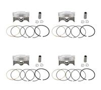 Compatible With YZF-R6 2008 2009 2010 2011 2012 2013 2014 2015 2016 2017 13S-11631-00-00 2C0-11633-00-00 4pcs Piston Rings Kit Engine Parts Bore Piston Gasket Kit