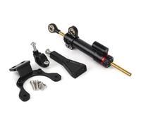 Compatible With Z900 2020 2021 2022 2023 2024 Motorcycle Steering Damper Stabilizer Bracket Support Universal Accessories Kit Parts Motorcycle damper(Black)