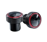 Compatible With Z900 RS SE Z650 Z750 Z800 Z1000 SX Z400 Z300 Z250 Motorcycle M10*1.25 Mirrors Hole Plugs Screws Cover Accessories(Nologo-Red)