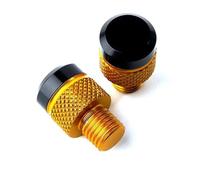 Compatible With Z900 Z650 Z750 Z400 Z800 Z1000 400 650 300 ZX6R ZX10R Motorcycle CNC Rearview Side Mirror Hole Cap Plug(Orange)