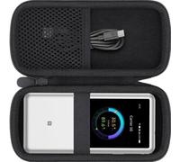 Compatible with ZTE U60 Pro (MU5250) Case, Lamshaw Durable EVA Carrying Case, Shockproof & Lightweight Protective Cover Compatible with ZTE U60 Pro MU5250 5G Pocket Wi-Fi 7 Router (Black)