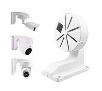 compcctv CCTV Security Camera Mount Bracket, ABS Indoor Outdoor Wall Mount L-Type Bracket for CCTV Security Dome IP Camera Mounting,DaHua Hikvision Dome Cameras