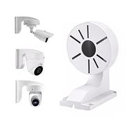 compcctv Security Camera Mount Bracket, ABS Indoor Outdoor Wall Mount L-Type Bracket for CCTV Security Dome IP Camera Mounting, Dome Camera Mount