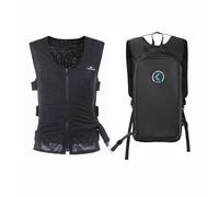 COMPCOOLER Motorcyclist Dual Backpack ICE Water Cooling System 5.0L Bladder and 7.4V Battery (UK, Alpha, M, 4XL, Regular, Regular, Black)
