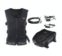 COMPCOOLER Motorcyclist Tank Bag Solo ICE Cooling System 3.0L Includes a Tubing-Lined Mesh Cooling Vest 12V DC, Black, 3XL/4XL