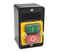 ComPDCVD Machine Switch Button Water Proof Motor On Off Switch AC220V/380V 10A Motor Start Stop Push Button for Mechanical Equipment Textile Machinery