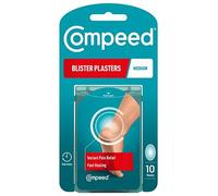 Compeed 10 Medium Size Blister Plasters for Feet - Waterproof Deep Cushioned Plasters for Comfort