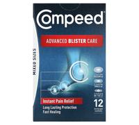 Compeed, Advanced Blister Care, Mixed Sizes, 12 Active Gel Cushions