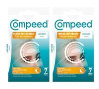 Compeed - Anti-Spots Cleansing Patch - Cleanse, Absorb and Exfoliate - Hydrocolloid Spots patches, Pimple patches - Ideal for overnight use - For large blemish-prone areas - 7 Patches (Pack of 2)