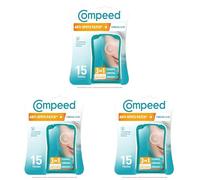 Compeed - Anti-Spots* Conceal & Go Patch - Cleanse Conceal and Protect - Hydrocolloid Spots patches*, Pimple patches - Ideal for discreet day use - For single spots* - 15 Patches (Pack of 3)