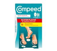 Compeed Blister Plasters Mixed Size 10 Pack - Hydrocolloid Foot Treatment - Heal Fast