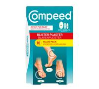 Compeed Blister Plasters Mixed Size 10 Pack - Hydrocolloid Foot Treatment - Heal Fast