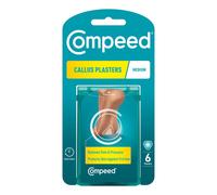 Compeed Callus Treatment Plaster 6 Pack - Hydrocolloid Gel for Natural Removal -