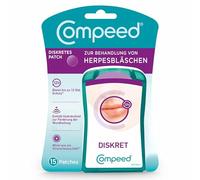 Compeed Herpes Blisters Patch with Applicator for Accelerated Wound Healing - Against Herpes on The Face - 1 x 15 Pack