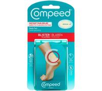 Compeed Medium Size Blister Plasters, 5 Hydrocolloid Plasters, Foot Treatment, Heal fast, Dimensions: 4.2 cm x 6.8 cm