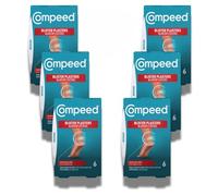 Compeed Medium Size Blister Plasters Bundle - 6 x 6 Count (36 Plasters) - Foot Treatment, Heal Fast