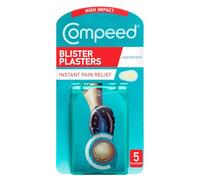 Compeed Underfoot Blister Plasters 5 Pack - Hydrocolloid Foot Treatment - Heal Fast, Thicker Cushioning