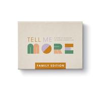 Compendium - Tell Me More: Family Edition - A Family Conversation Starter Game of 52 Questions to Foster Communication and Deepen Connections