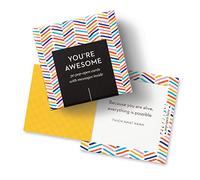 Compendium ThoughtFulls Pop-Open Cards - You’re Awesome - 30 Pop-Open Cards, Each with a Different Inspiring Message Inside