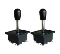 Competition joystick strong 8-way game stick with spring return mechanism can be switched to 4-way mode on metal panel