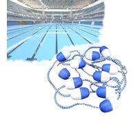 Competition Pool Lane Separator - 130ft Nylon Pool Marker Rope for Effective Visibility, Deep End Divider for Training & Water Parks - Durable & Flexible Swim Course Line (47m)