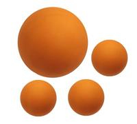 Competition Squash Ball - 4X High Elasticity Small Rubber Squash Ball | High Visibility Rubber Hollow Balls Beginner Training Aid For A Feel