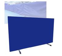 Competition Table Tennis Baffles,High-Visibility Ping Pong Field Fence Surround Block,Easier Ball Pickup,for Club School(Blue,140x75cm-8pieces)