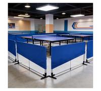 Competition Training Table Tennis Barrier Baffle, Field Fence Surround Block for Court, Portable Ping Pong Side Screens for Practice Games