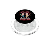 Competitive Pickleball Couple Funny Mixed Doubles PopSockets PopGrip for MagSafe