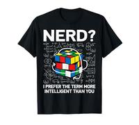 Competitive Puzzle Cube Nerd I Prefer The Term Speed Cubing T-Shirt