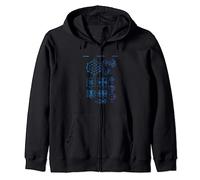 Competitive Puzzle Cube Rubik Patent Speed Cubing Retro Math Zip Hoodie