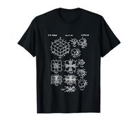 Competitive Puzzle Cube Rubik Patent Speed Cubing T-Shirt