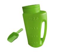 Comphic Lawn Seed Spreader, Handheld Shaker for Lawn Seeds, Salt, Calcium,Deicer, Weed and Feed Spreader, Adjustable