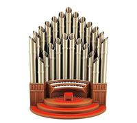 Comphic Pipe Organ Pen Pencil Holder, Funny Pen Holder Desktop Decoration, Pipe Organ Shaped Desktop Pen Holder, Cup Holder A