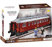 COBI 6291 HC: WWI Compiegne Wagon (11 November 1918) 1:35 Brick Model 1927pcs