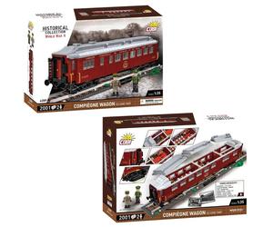 Compiegne wagon brick model 1940 - COBI 6289 - 2030 bricks