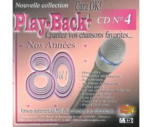 Compilation - Play Back - Chantez Vos Chansons Favorites - Nos Années 80 /Vol.1