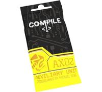 Greater Than Games: Compile: Aux 2 - Mini Expansion, Auxiliary Unit, Area Control Strategy Card Game, 3 New Protocols, Play As AI, Ages 14+, 2 Player