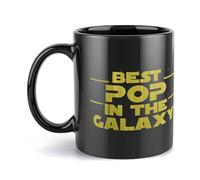 Compladeta Pop Gifts Best Pop In The Galaxy Funny Pop Gifts Pop Mug Gift For Pop Coffee Mug - Funny Birthday Gift Idea For Mom Dad Husband Wife - 11 Oz Coffee Mug Tea Cup Black