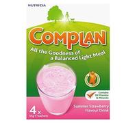 Complan Strawberry Flavour Nutritional Drink 4 X 55G - Pack of 6