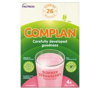 Complan Strawberry Nutritional Drink 4 x 55g Sachets
