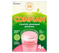 Complan Summer Strawberry Flavour Drink, 4 x 55g