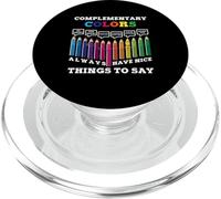 Complementary Colors Always Have Nice Things To Say Artist PopSockets PopGrip for MagSafe