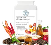 Complementary Supplements - Apple Cider Vinegar Complex - Herbal Formula Formula - with Ginger, Turmeric, Black Pepper, Cayenne - Vegan - 120 Capsules