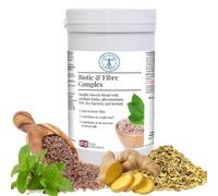 Complementary Supplements - Biotic & Fibre Complex - Probiotic, Prebiotic & High Fibre Powder for Gut Health, Digestive Support & Bowel Regularity - Psyllium Husk, Glucomannan, & L-Glutamine - 180g